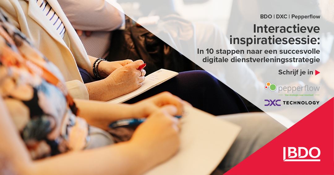 Interactieve inspiratiesessie voor een succesvolle digitale dienstverlening 